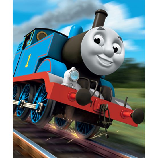8-Panel Children's Wall Mural - Thomas the Tank Engine