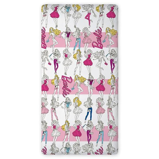 90 x 200 cm Barbie Cotton Bed Sheet