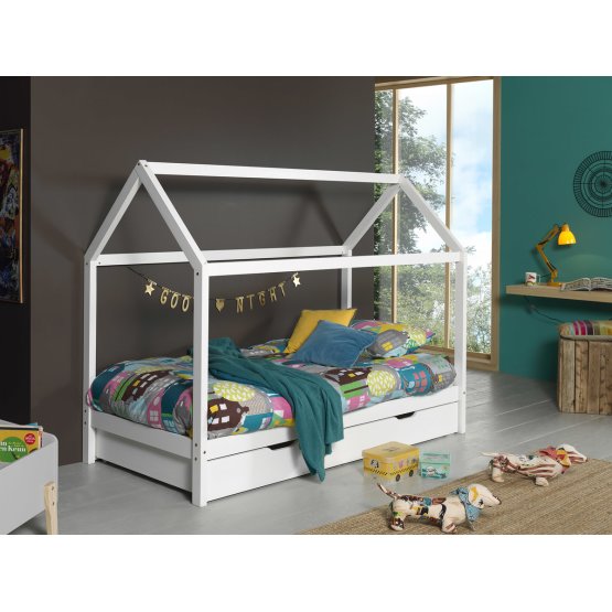 Children's cot Dallas Hip - white