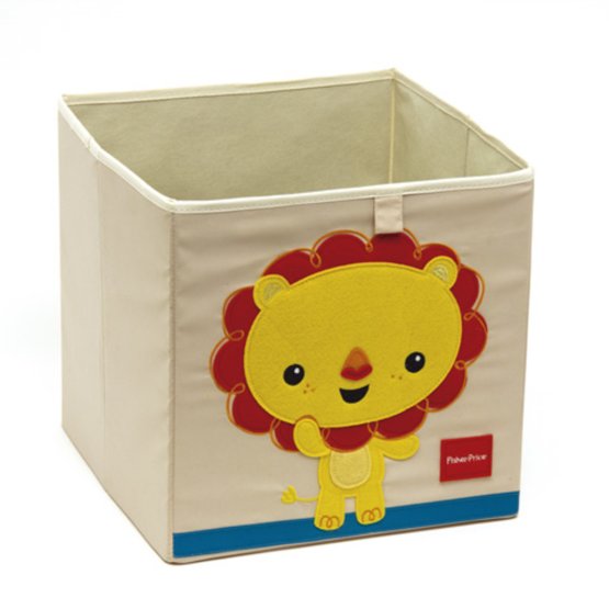 Children cloth storage box Fisher Price - lion