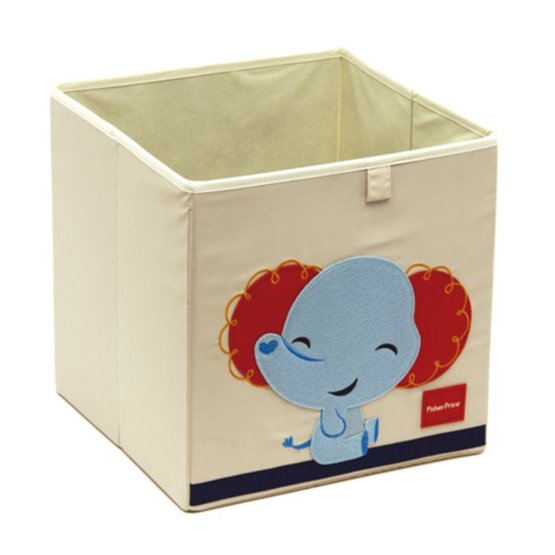 Children cloth storage box Fisher Price - elephant