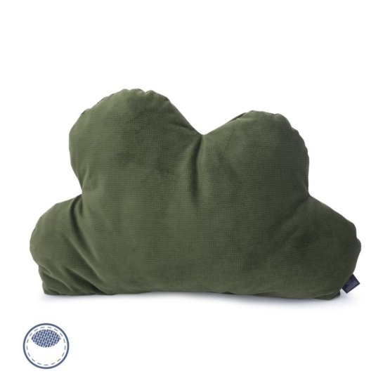 Velvet cloud pillow Savana - green