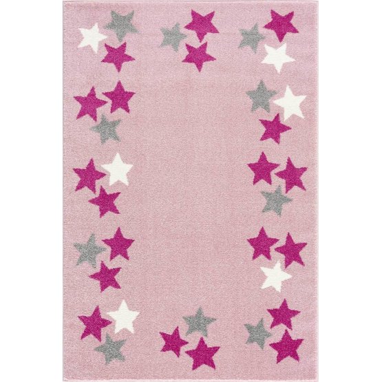 Children's Rug Spring Star - pink