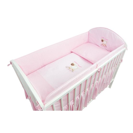 Bed linen set 120x90 cm Sheep - pink
