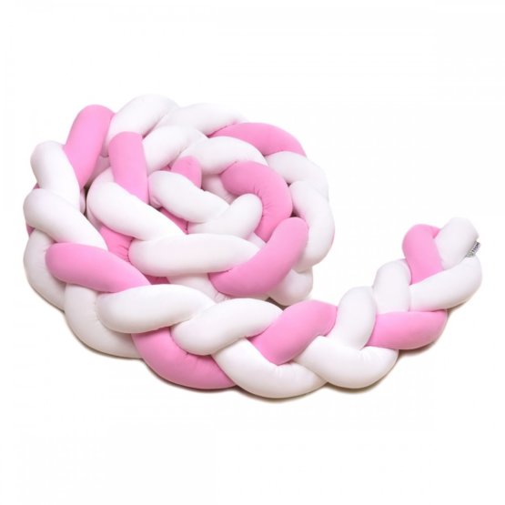 Braid mantinel 360 cm - pink-white
