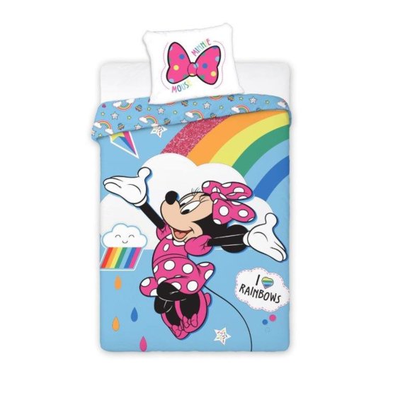 Children bedding Minnie Mouse Rainbow