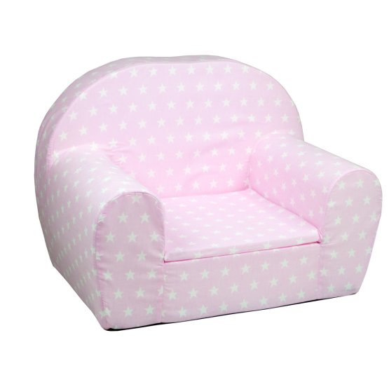Children chair Stars - pink-white