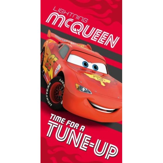 Children towel Cars - lightning McQueen - red