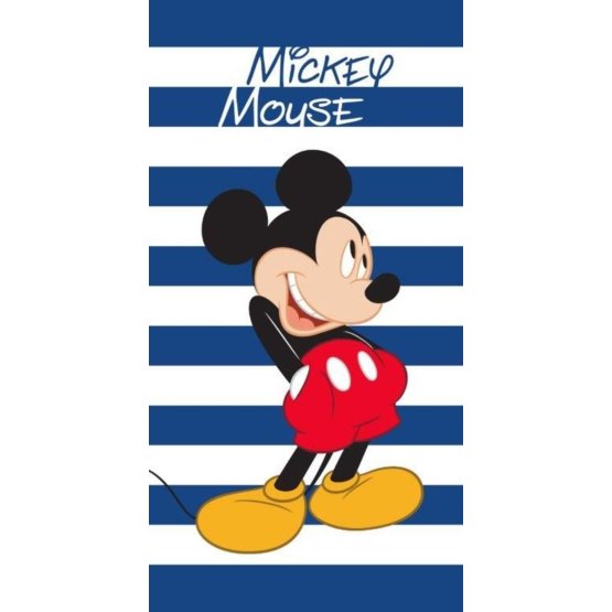 Baby towel Mickey Mouse - blue-white
