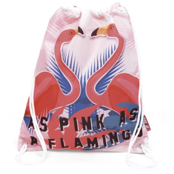 Children backpack flamingos