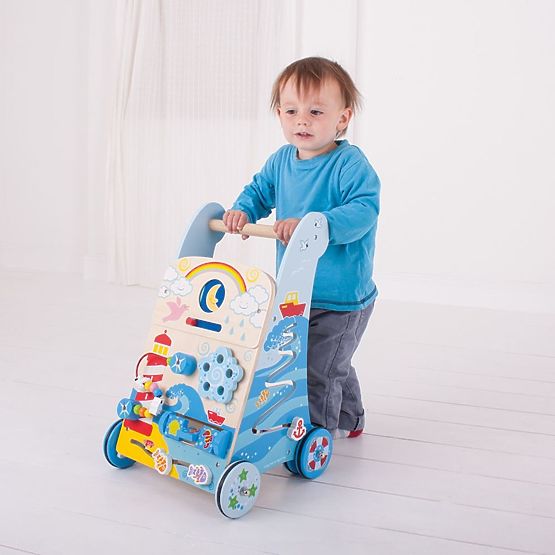 Active walker with a sea motif