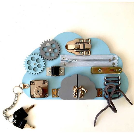 Activity board - Cloud - blue