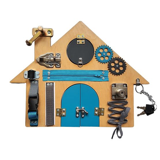 Activity board - House - blue