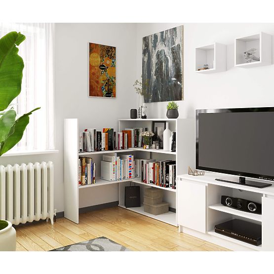 Adjustable Mini TWIST Shelf - White