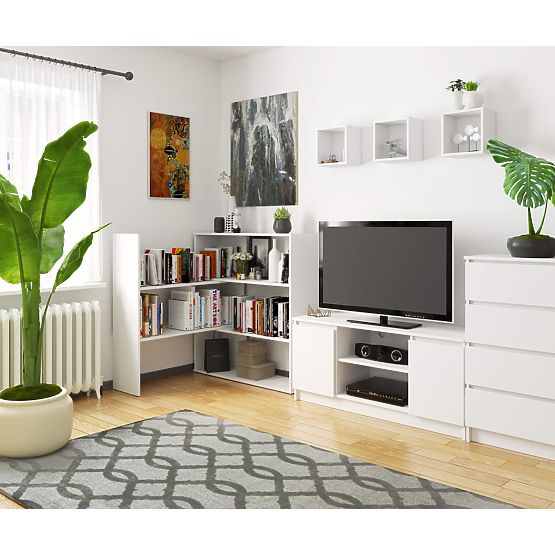 Adjustable Mini TWIST Shelf - White