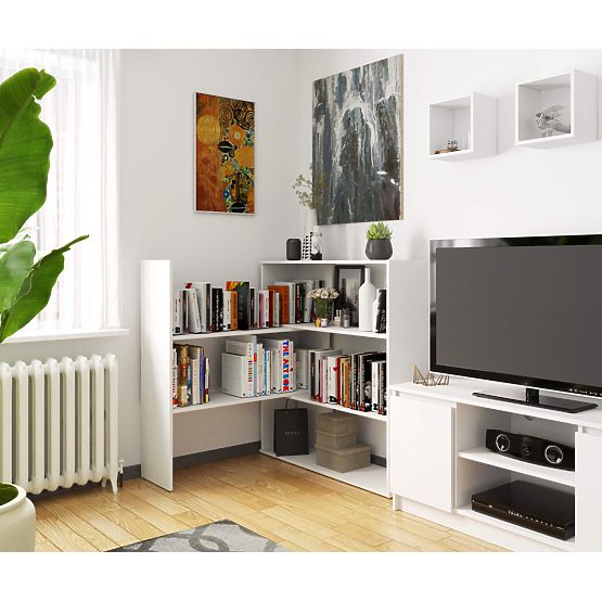 Adjustable Mini TWIST Shelf - White