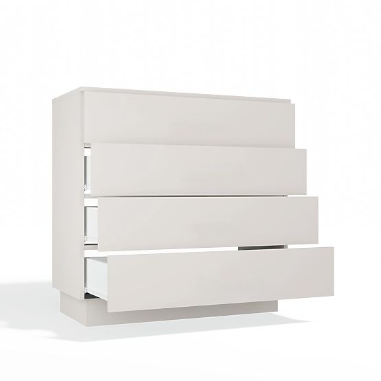 AMBER 4S Dresser Cabinet 4 Drawers for Bedroom Living Room CASHMERE Beige