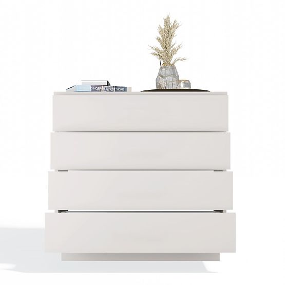 AMBER 4S Dresser Cabinet 4 Drawers for Bedroom Living Room CASHMERE Beige