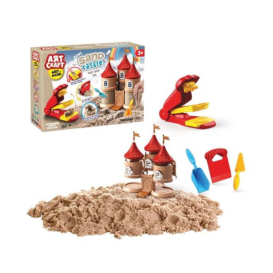 ART CRAFT Build a Castle from Kinetic Sand