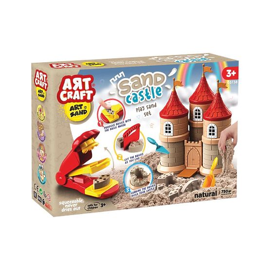 ART CRAFT Build a Castle from Kinetic Sand