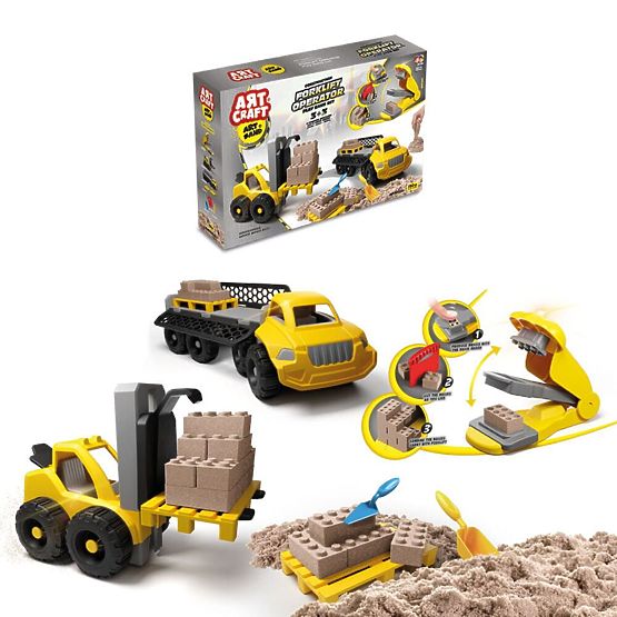 ART CRAFT Kinetic Sand Set - Create, Build, Dismantle