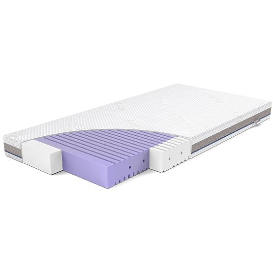 ASEPTIC Crib Mattress with Antibacterial Foam: Size - 140x70