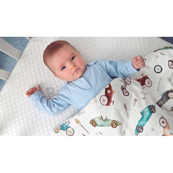 ASEPTIC Crib Mattress with Antibacterial Foam: Size - 140x70