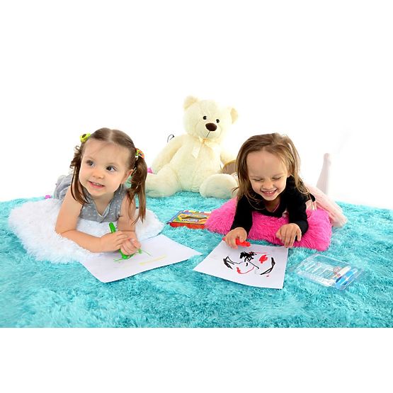 AZURE Children's Plush Rug