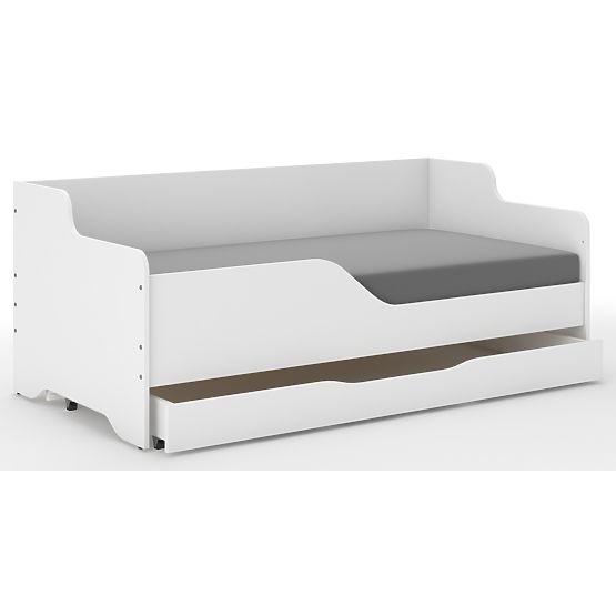Children's Bed with Backrest LILU 160 x 80 cm - Animals