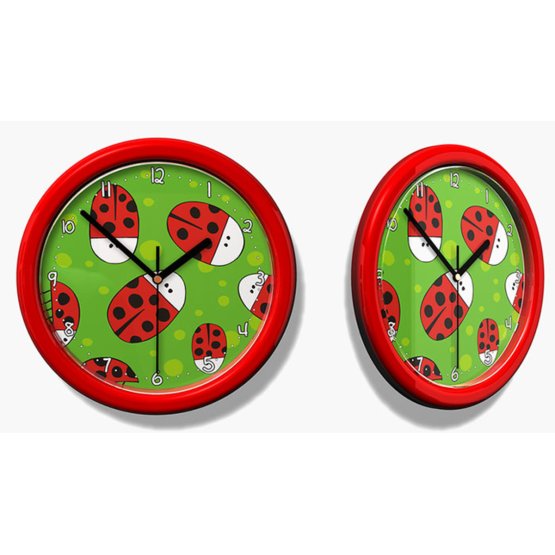 Children's Clock No. 03 - Ladybirds
