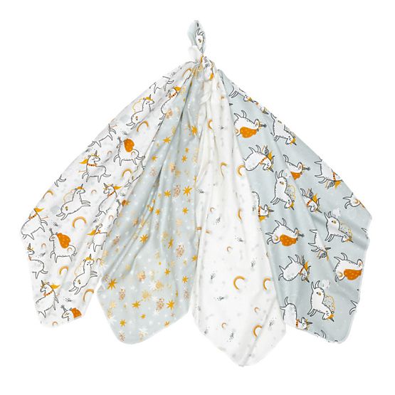 Baby cloth diapers - unicorns 4 pcs