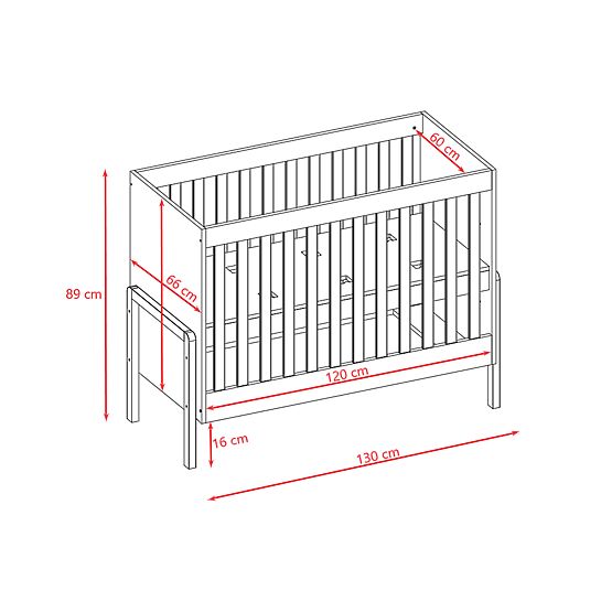Children's Crib Viktor 120 x 60 cm