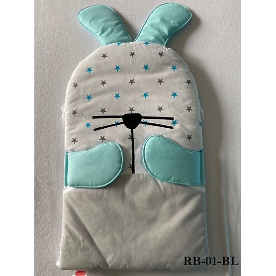 Baby Dream - Modular cot mantinel - gray-blue