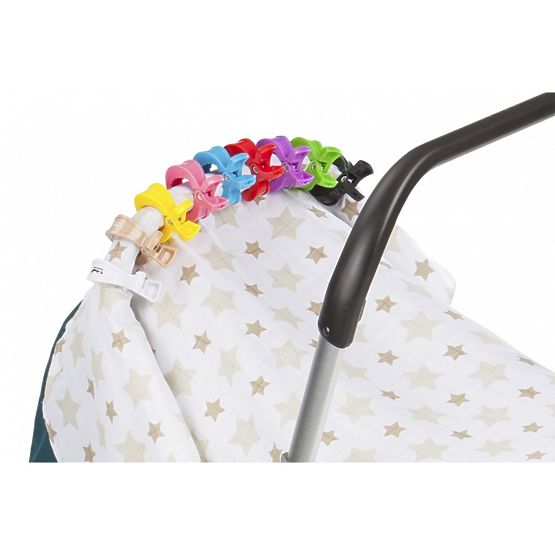 Baby Set - Bamboo Muslin Wrap + Pram Peg