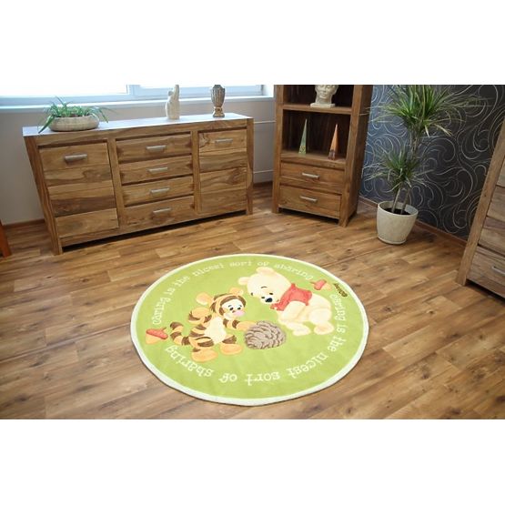 BABY Winnie the Pooh 406 Children's Rug - size 140 x 140 cm