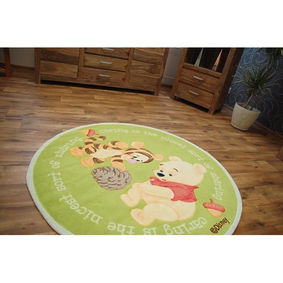 BABY Winnie the Pooh 406 Children's Rug - size 140 x 140 cm