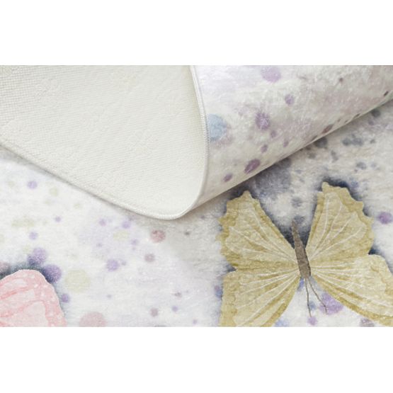 BAMBINO 1610 Washing Mat Butterflies for Children Anti-Slip - Cream