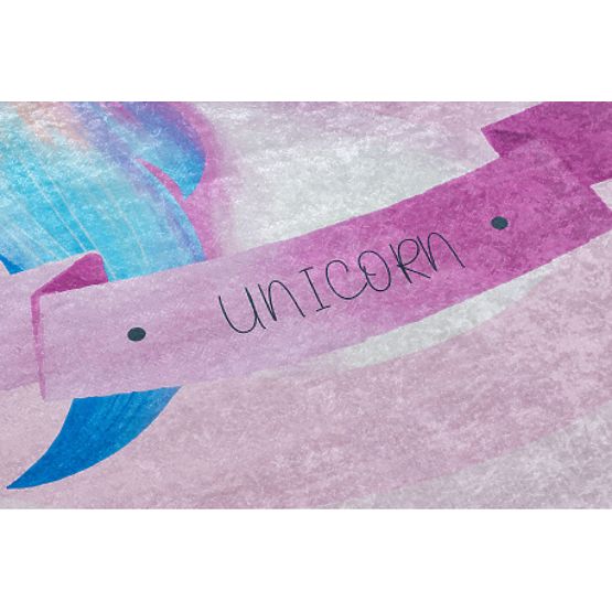 BAMBINO 2533 Washing Mat Unicorn, Rainbow for Children Non-slip - Pink