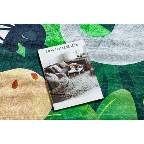 BAMBINO 2705 Washing Mat Animals, Africa for Children Anti-slip - Green/Brown