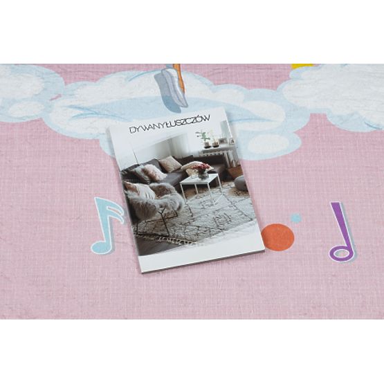 BAMBINO 41870 Washing Mat Ballerina, Rainbow for Kids Non-slip - Pink