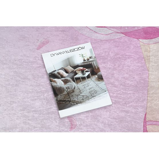 BAMBINO 42830 Ballerina Washing Mat for Kids Anti-Slip - Pink