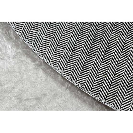 BAMBINO 48130 Round Washable Rug Stars for Kids Anti-Slip - Beige / Gray