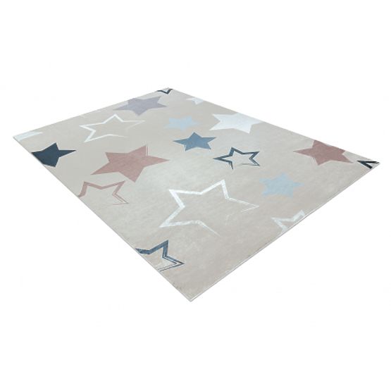 BAMBINO 48130 Washing Mat Stars for Children Anti-Slip - Beige / Gray