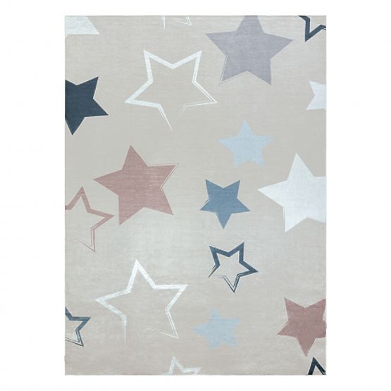 BAMBINO 48130 Washing Mat Stars for Children Anti-Slip - Beige / Gray