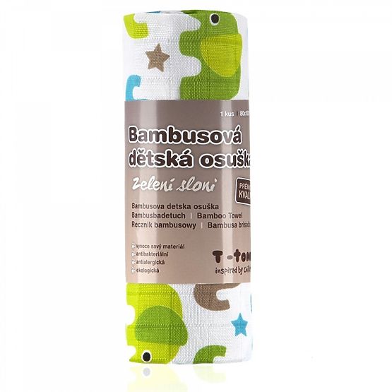 Bamboo Baby Towels with Pattern