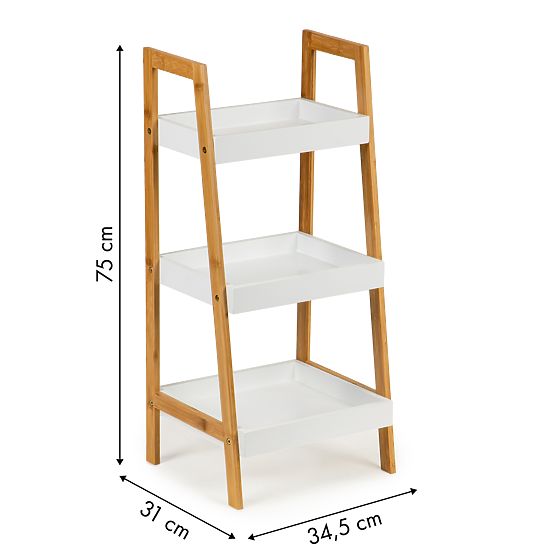 Bamboo Shelf Unit - 3 Shelves