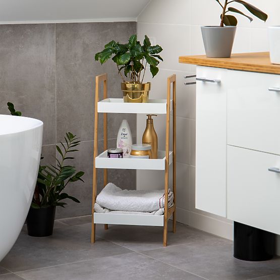 Bamboo Shelf Unit - 3 Shelves