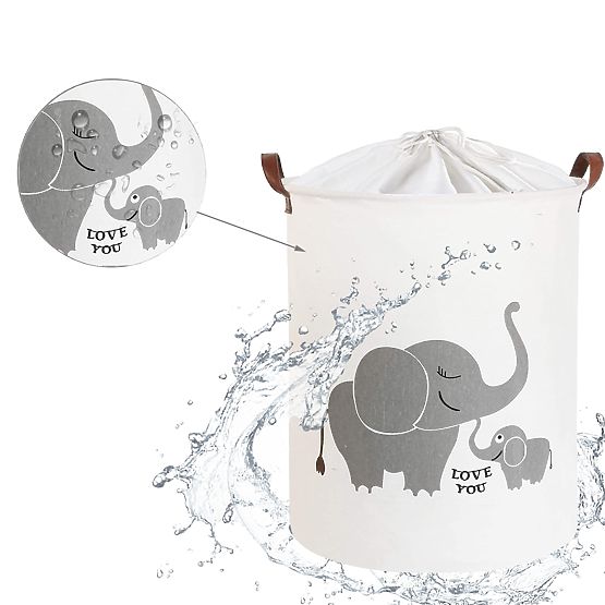 Toy Basket - Elephants