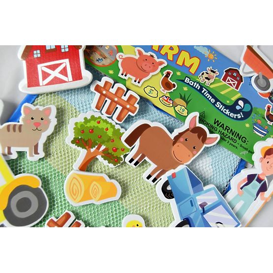 Bath Stickers Farm