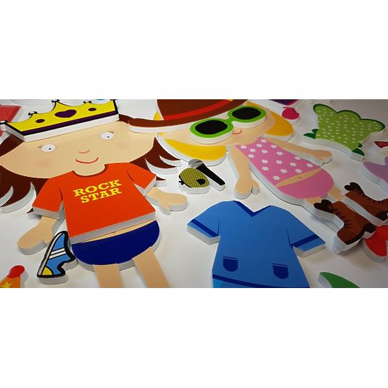 Bath Stickers - Funny Outfits